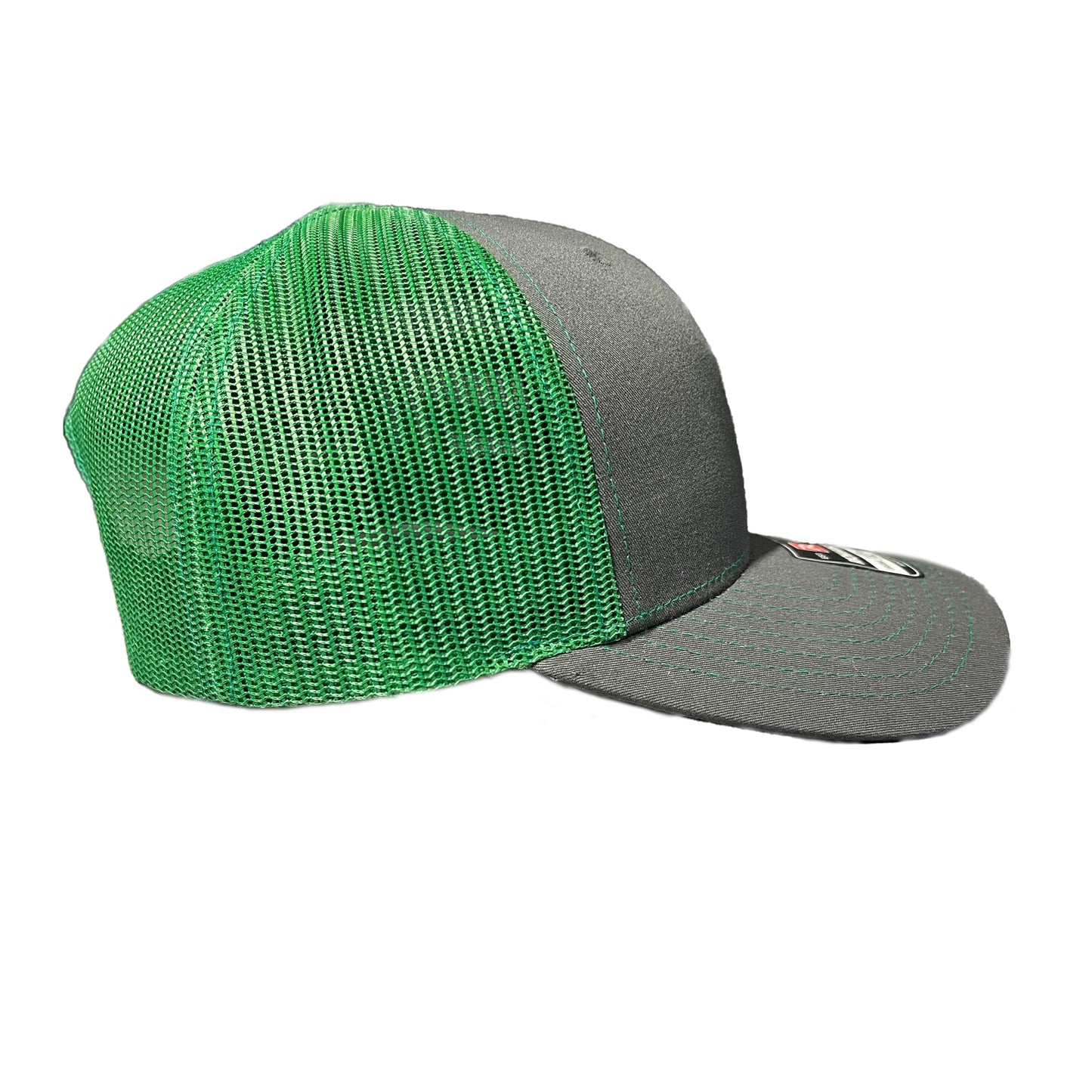GREY AND GREEN SNAPBACK