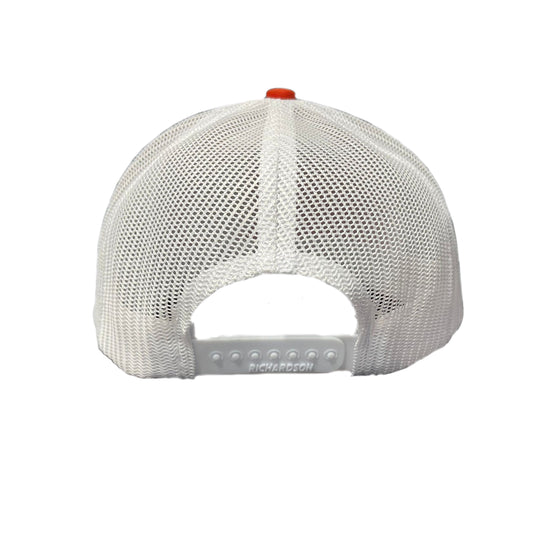 ORANGE AND WHITE SNAPBACK